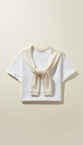T-shirt blanc coton premium